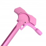 AR-15 Battle Hammer Charging Handle Assembly w/ Oversized Latch -Pink